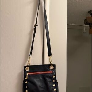 Black Leather Crossbody Bag hammitt medium Tony